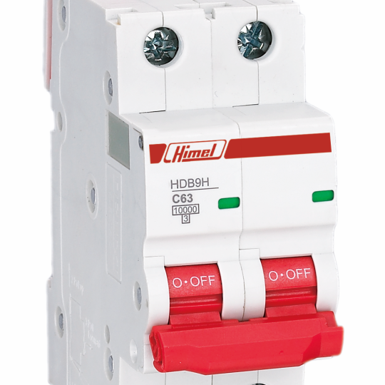 MCB HIMEL HDB9H63A2_ 2P (6~63A) 10KA MCB HIMEL HDB9H63A2_ 2P (6~63A) 10KA